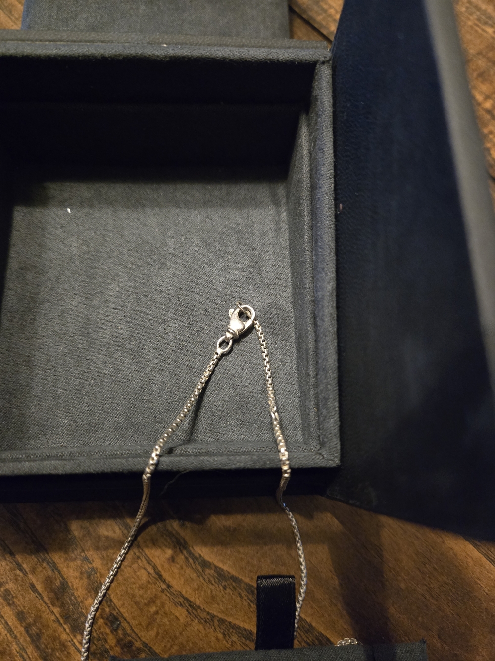 David Yurman Silver-Tone Clear Crystal Pendant Necklace - Women's Jewelry - Picture 3 of 5